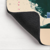 マウスパッド1ベージュ（モンロー） RFPMDesigns ©️ 2024 マウスパッド (コーナー)