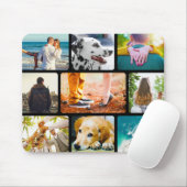 マウスパッド9写真テンプレート丁合い丸い枠 マウスパッド (マウス)