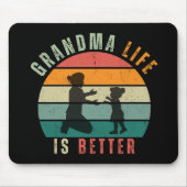 マウスパッド – おばあちゃんの生活が良い (正面)