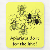 マウスパッド – アピアリストがハイブのためにそれを行う (正面)