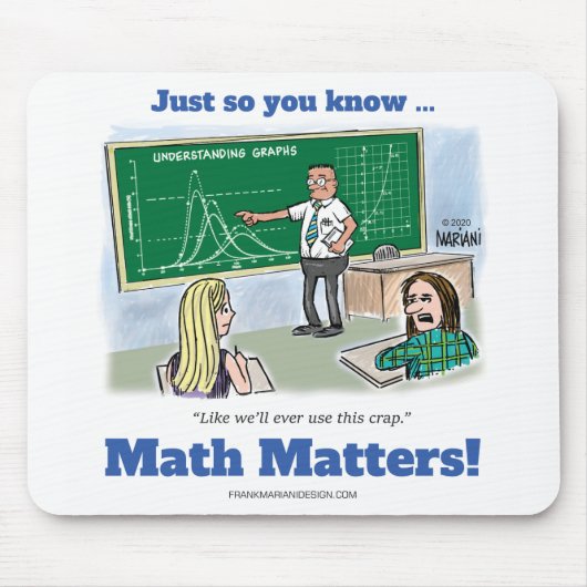 マウスパッド – エッジキャプション (正面)