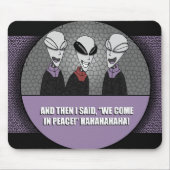 マウスパッド – エリア51エイリアンジョーク (正面)