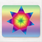 マウスパッド – カラフル星 (正面)