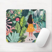 マウスパッド、ガーデンの少女 マウスパッド (マウス)