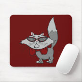 マウスパッド-クールな猫 マウスパッド (マウス)