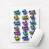 マウスパッド – コンピュータボタン (マウス)