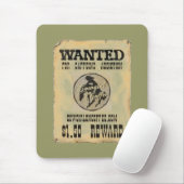 マウスパッド"コーヒーの女性のカーボーイ"はポスターがほしいと思いました マウスパッド (マウス)