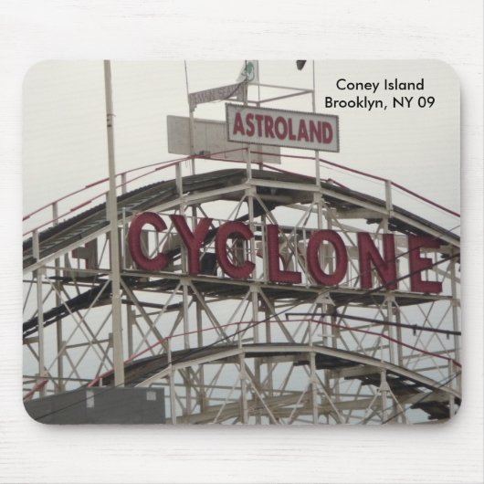 マウスパッド、サイクロンのジェットコースター マウスパッド (正面)