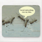 マウスパッド – ソーシャル・ネットワーキングは私のアイディア。 (正面)