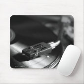 マウスパッド:ターンテーブルのレコード。ヴィンテージ マウスパッド (マウス)