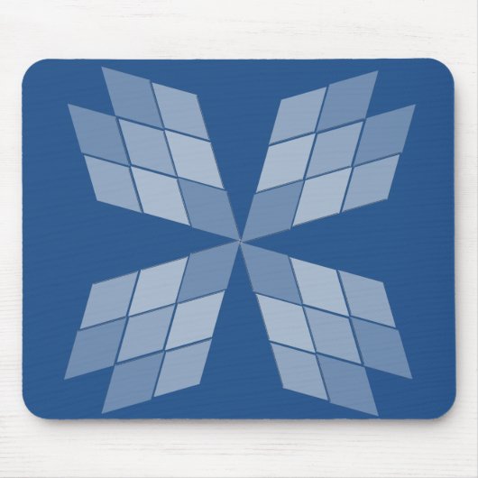 マウスパッド – ダイヤモンド花びら (正面)