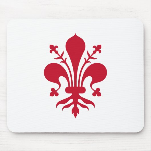 マウスパッド(トスカーナ州フィレンツェ国旗) マウスパッド (正面)