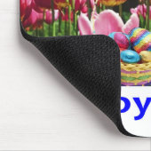 マウスパッド.ハッピーイースターアルパカ マウスパッド (コーナー)