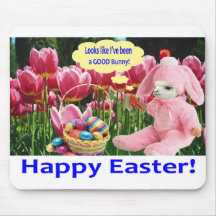 マウスパッド.ハッピーイースターアルパカ