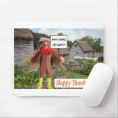 マウスパッド.ハッピーサンクスギビング。チーターキー マウスパッド (マウス)