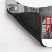 マウスパッド.ハッピーハローウィン。ネコ魔女 マウスパッド (コーナー)