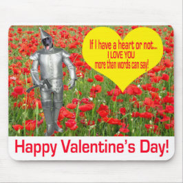 マウスパッド.ハッピーバレンタインデー.ブラックラボ/ tin マウスパッド