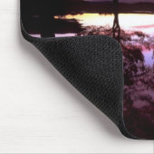 マウスパッド – パープルリフレクション風光明媚なコンピュータマット (コーナー)