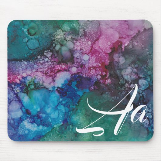 マウスパッド「ピンクス&ブルーインクロー」 マウスパッド (正面)