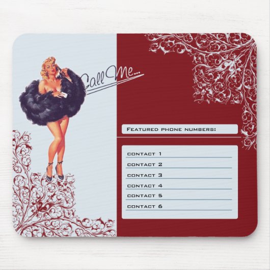 マウスパッド-ピンナップ マウスパッド (正面)