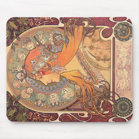 マウスパッド – ファインアートイラストレーション (正面)
