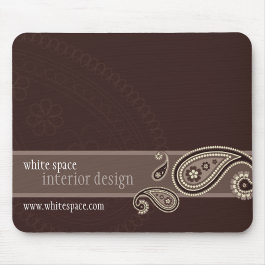 マウスパッド：:ペイズリー2 マウスパッド (正面)