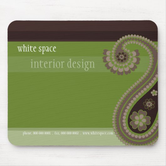 マウスパッド：:ペイズリー3 マウスパッド (正面)