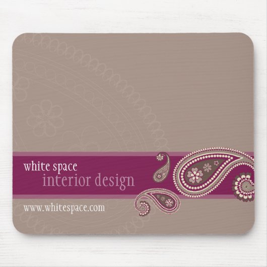 マウスパッド：:ペイズリー3 マウスパッド (正面)