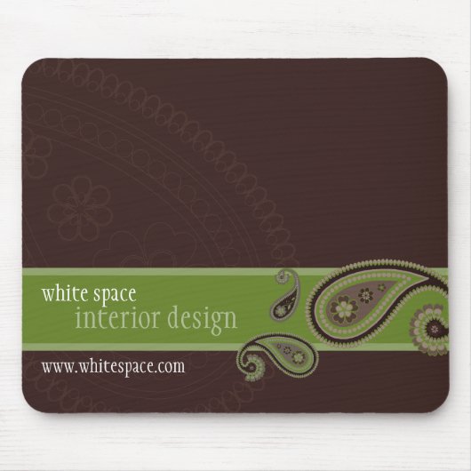 マウスパッド：:ペイズリー4 マウスパッド (正面)