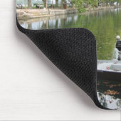 マウスパッド: ボート、運河、湖アヌシー、フランス マウスパッド (コーナー)