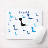 マウスパッド – 名前を持つ複数のサーカスシール (マウス)