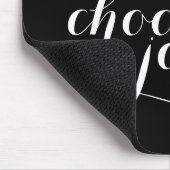 マウスパッド-喜びを選ぶことを保って下さい マウスパッド (コーナー)