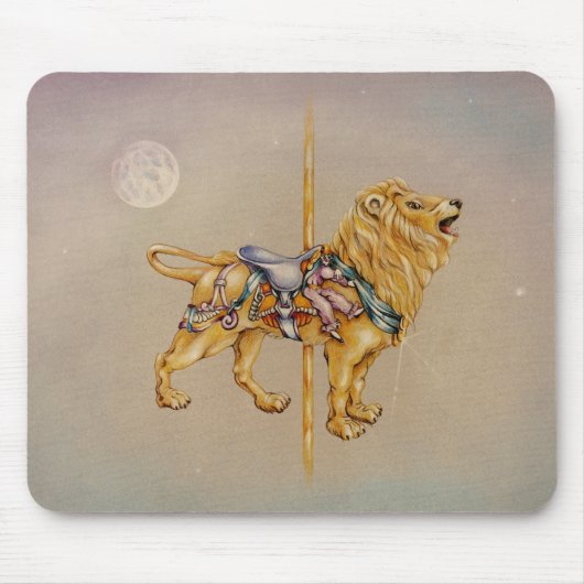 マウスパッド-回転木馬ライオン マウスパッド (正面)