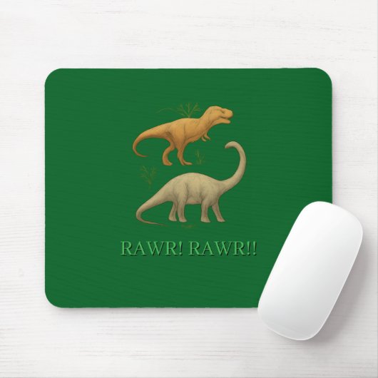 マウスパッド - 恐竜大好き Rawr Rawr (マウス)