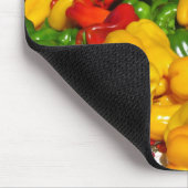 マウスパッド – 明るい色の唐辛子 (コーナー)