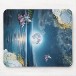 マウスパッド（月夜の湖マウスパッド） マウスパッド