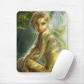 マウスパッド「木材の小妖精や小人」 マウスパッド (マウス)