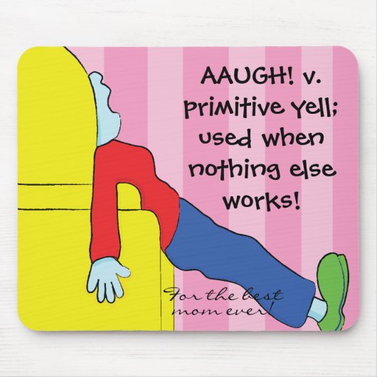 マウスパッド「漫画/ママ初期のイェル」 マウスパッド (正面)