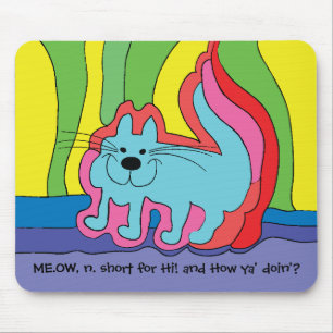 マウスパッド「漫画/MEOW Hi」 マウスパッド