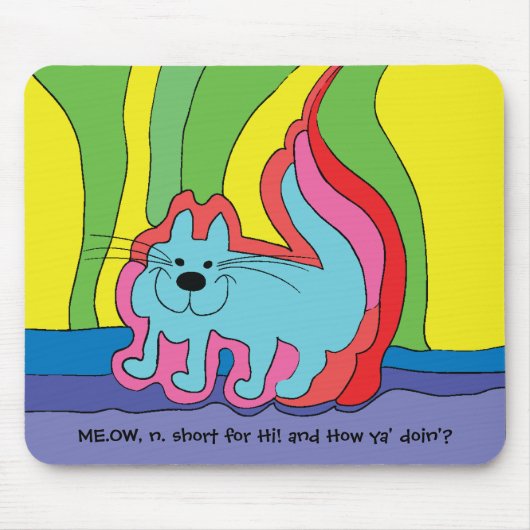 マウスパッド「漫画/MEOW Hi」 マウスパッド (正面)
