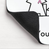 マウスパッド-私の乳癌の戦い マウスパッド (コーナー)