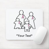 マウスパッド-私の乳癌の戦い マウスパッド (マウス)