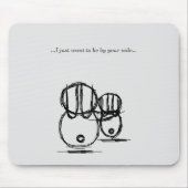 マウスパッド |私はあなたの側にいたい (正面)