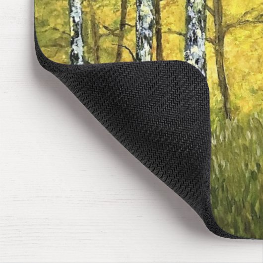 マウスパッド – 秋の樺の木の木アカディアの森 (コーナー)