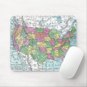 マウスパッド:  米国1921年の地図 マウスパッド (マウス)