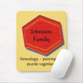 マウスパッド-系図学-パズルの統合 マウスパッド (マウス)