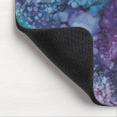 マウスパッド「紫青色アルコ絵画ールインク」 マウスパッド (コーナー)
