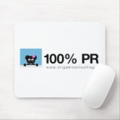 マウスパッド-花型女性歌手Meneghina - 100%年のPR マウスパッド (マウス)