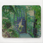 マウスパッド – Bamboo Gate in Forest Garden (正面)