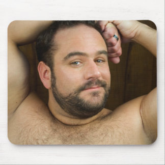 マウスパッド"bedromm注目します"は マウスパッド